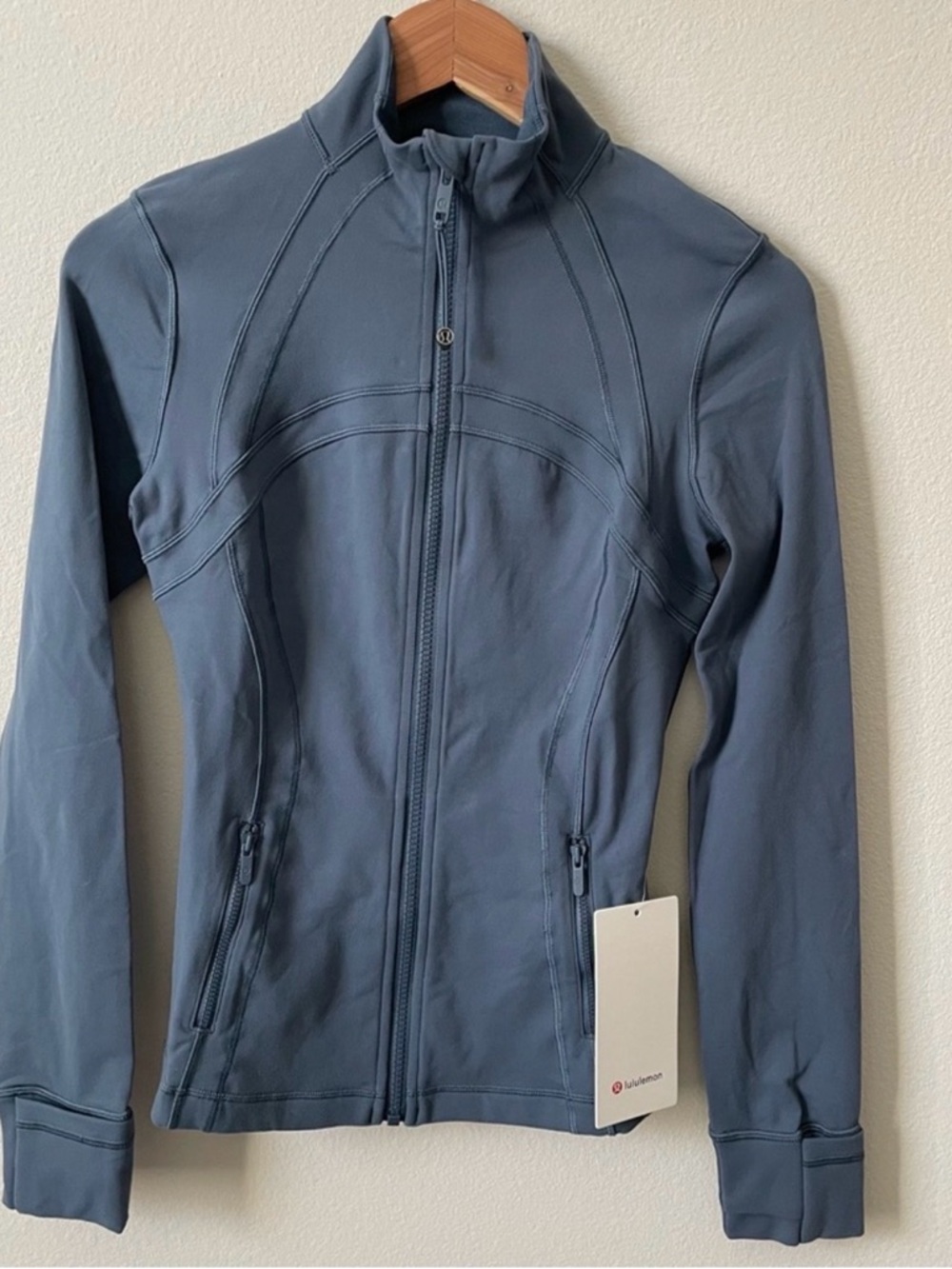 NWT Lululemon Define Jacket Luon Iron Blue Size 4
